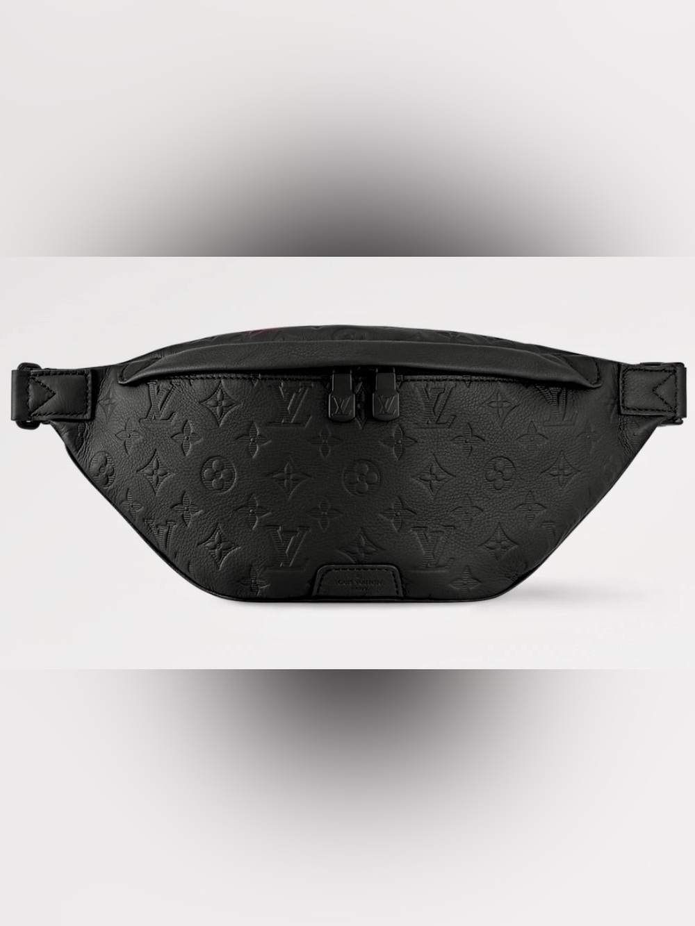 Louis Vuitton Black Monogram Embossed Crossbody Bag